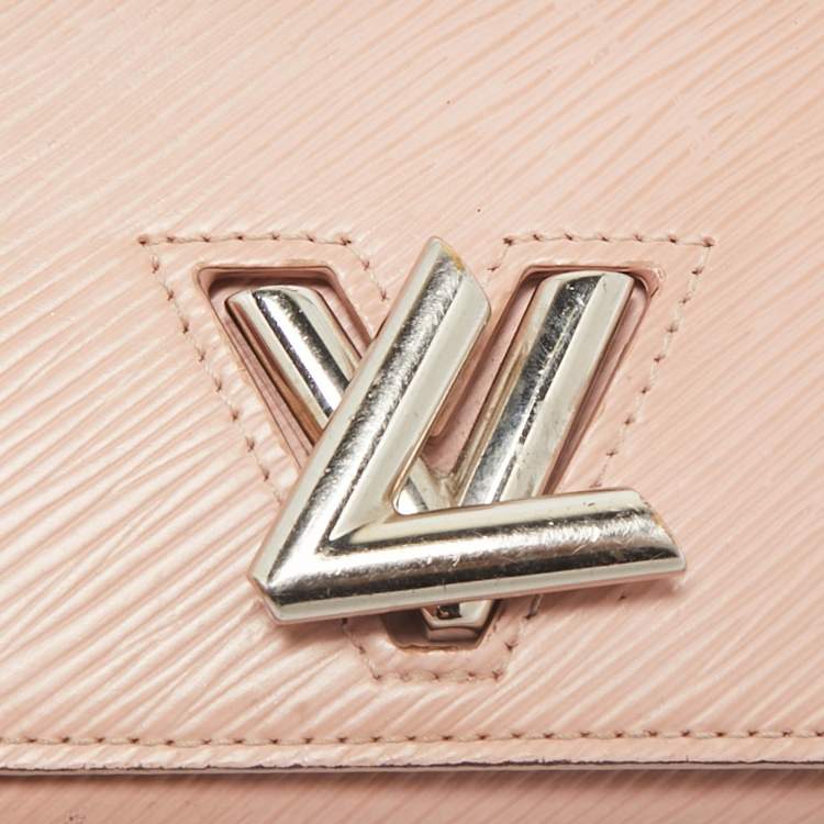 Pre Owned Louis Vuitton Galet Epi Leather Twist Compact Wallet 