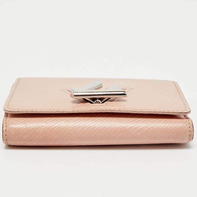 Pre Owned Louis Vuitton Galet Epi Leather Twist Compact Wallet 