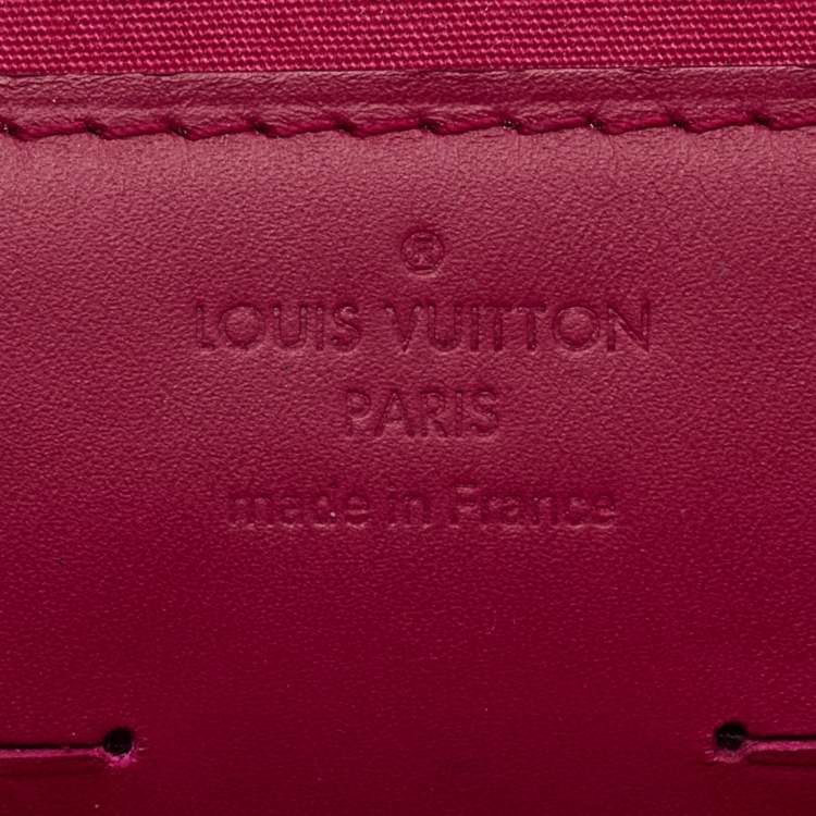 Pre Owned Louis Vuitton Indian Rose Monogram Vernis Ana Clutch Bag