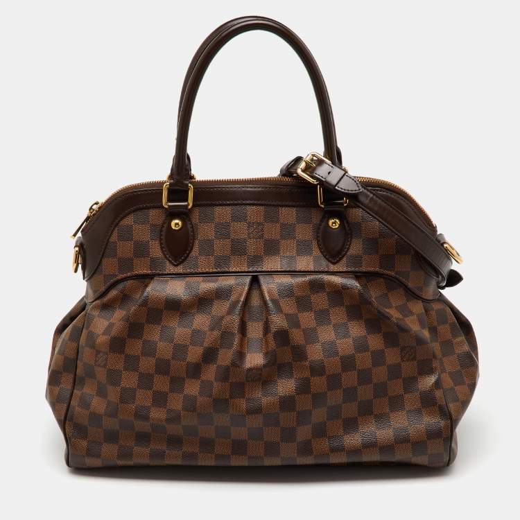 Pre Owned Louis Vuitton Damier Ebene Canvas Trevi PM Bag
