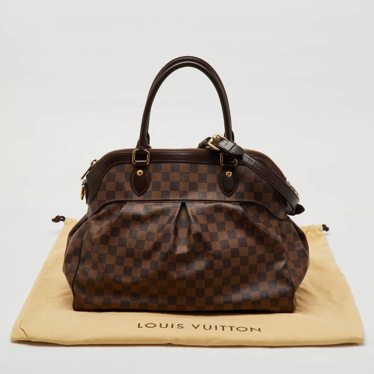 Pre Owned Louis Vuitton Damier Ebene Canvas Trevi PM Bag