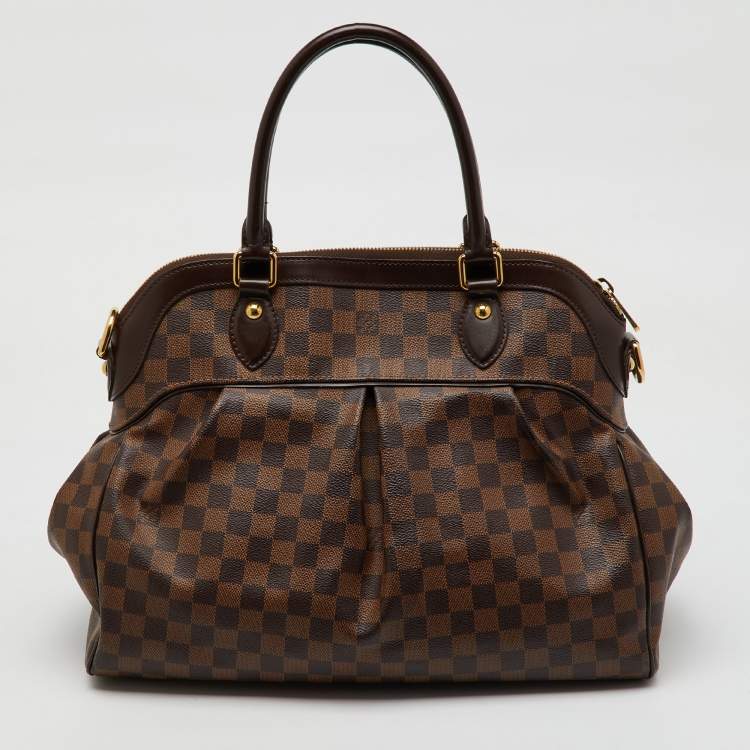 Pre Owned Louis Vuitton Damier Ebene Canvas Trevi PM Bag
