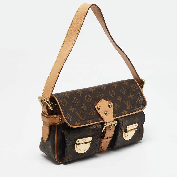 Pre Owned Louis Vuitton Monogram Canvas Hudson PM Bag