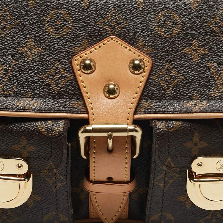 Pre Owned Louis Vuitton Monogram Canvas Hudson PM Bag