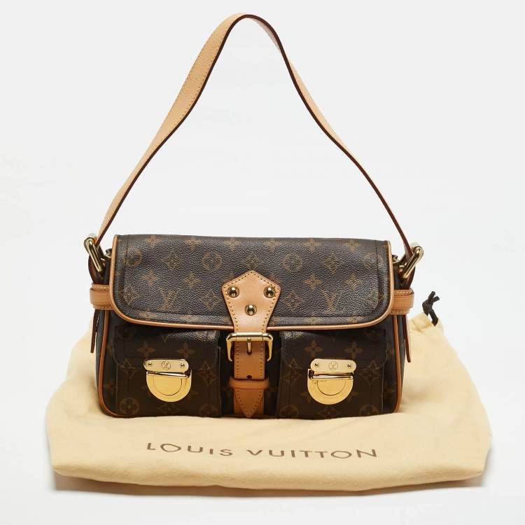 Pre Owned Louis Vuitton Monogram Canvas Hudson PM Bag