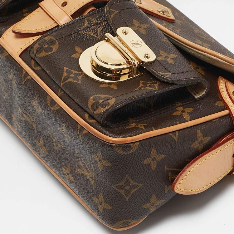 Pre Owned Louis Vuitton Monogram Canvas Hudson PM Bag