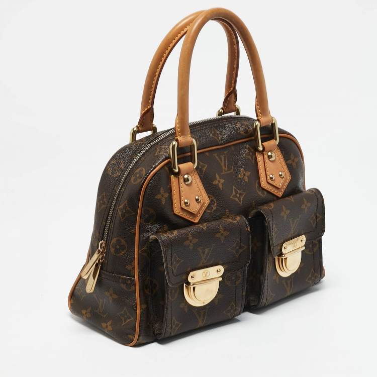 Pre Owned Louis Vuitton Monogram Canvas Manhattan PM Bag