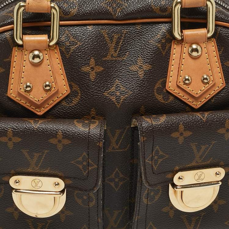 Pre Owned Louis Vuitton Monogram Canvas Manhattan PM Bag