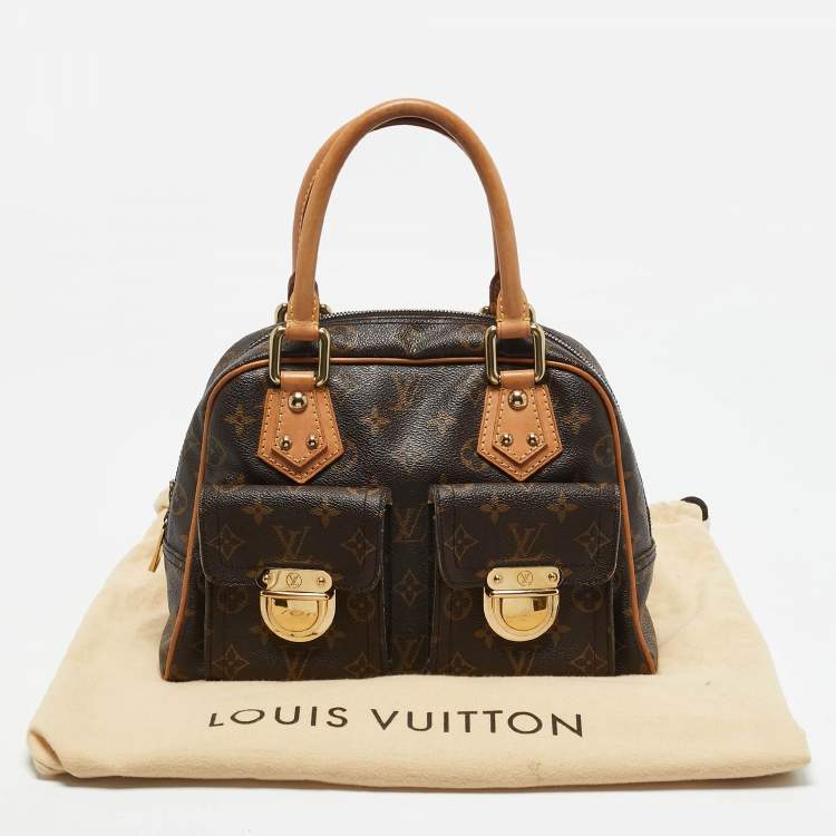 Pre Owned Louis Vuitton Monogram Canvas Manhattan PM Bag