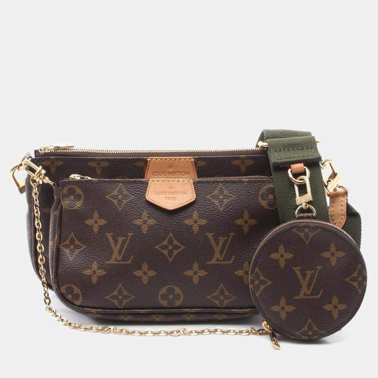 Pre Owned Louis Vuitton Brown Monogram Multi Pochette Accessoires Shoulder Bag