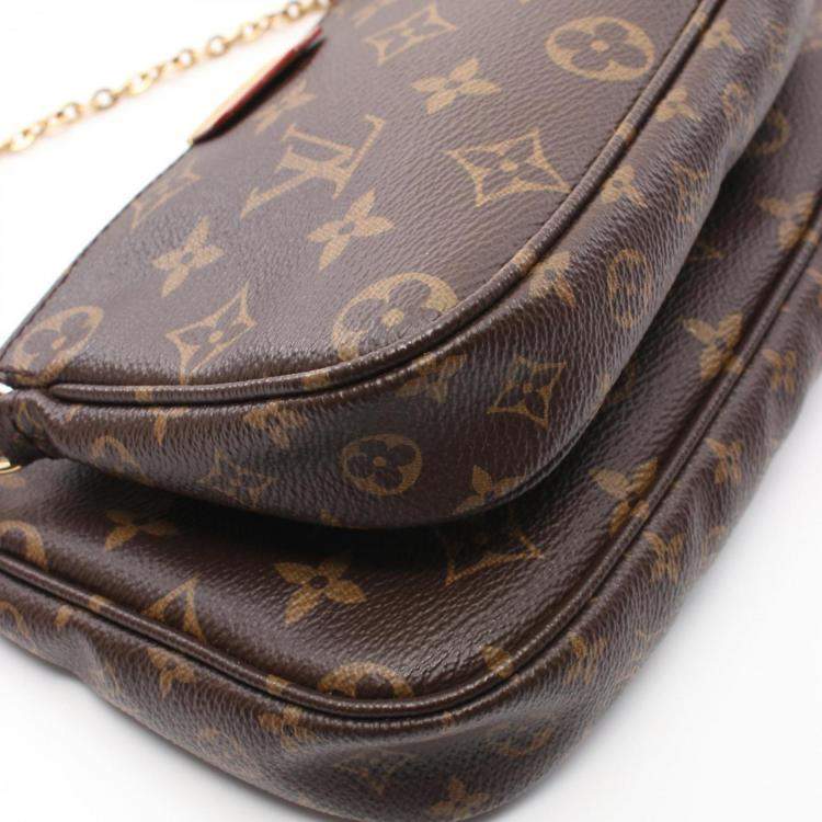 Pre Owned Louis Vuitton Brown Monogram Multi Pochette Accessoires Shoulder Bag