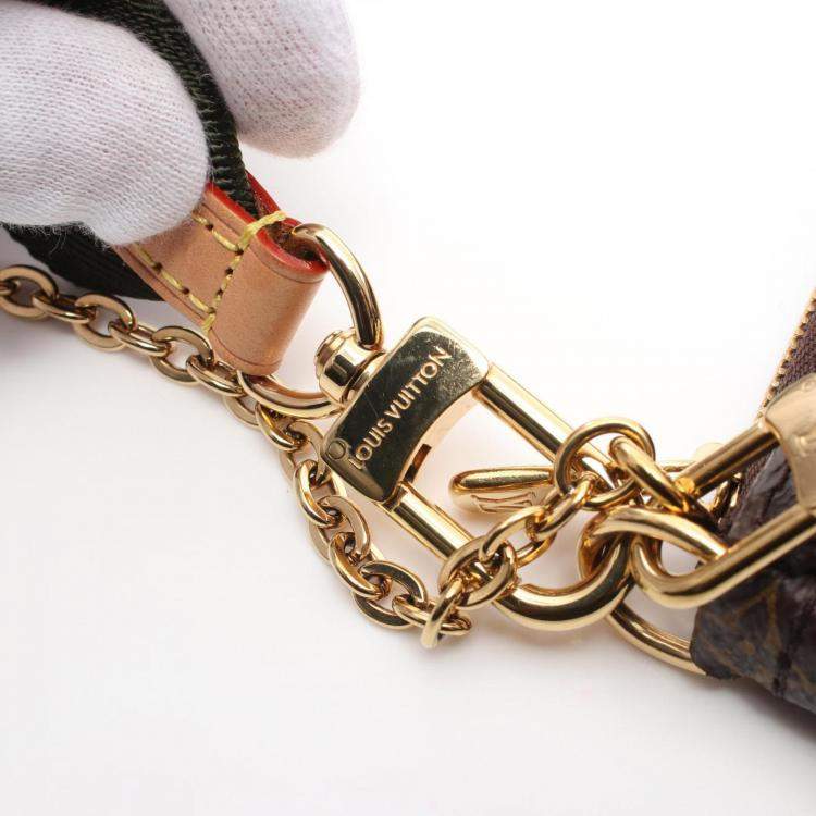 Pre Owned Louis Vuitton Brown Monogram Multi Pochette Accessoires Shoulder Bag
