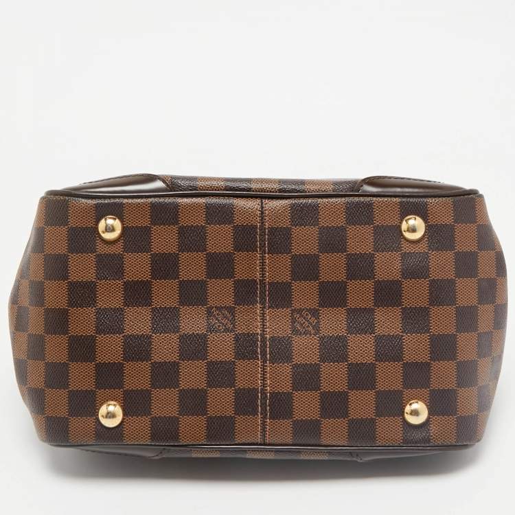 Pre Owned Louis Vuitton Damier Ebene Canvas Verona PM Bag