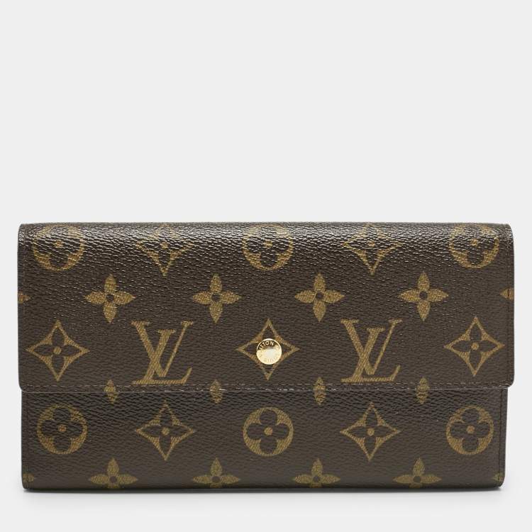 Pre Owned Louis Vuitton Monogram Canvas Porte-Tresor International Wallet