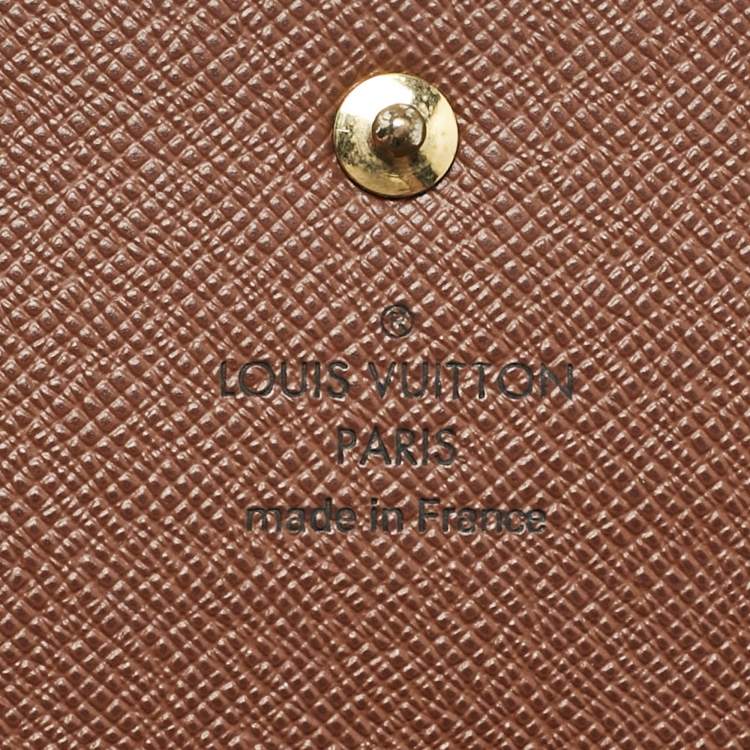 Pre Owned Louis Vuitton Monogram Canvas Porte-Tresor International Wallet