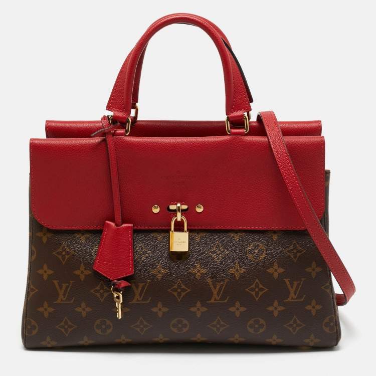 Pre Owned Louis Vuitton Cerise Monogram Canvas Venus Bag