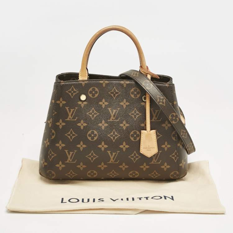 Pre Owned Louis Vuitton Monogram Canvas Montaigne BB Bag