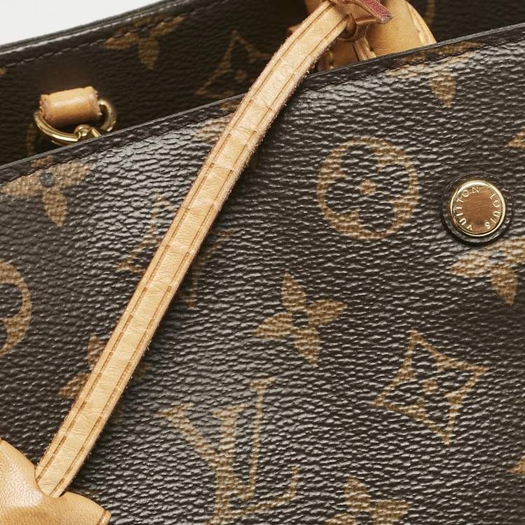 Pre Owned Louis Vuitton Monogram Canvas Montaigne BB Bag