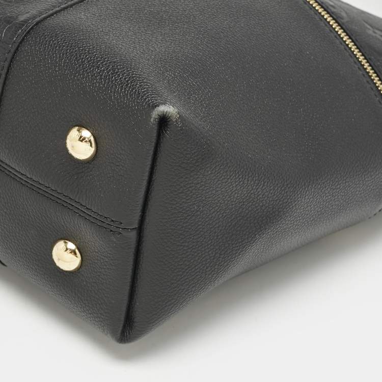Pre Owned Louis Vuitton Black Monogram Empreinte Leather Melie Bag