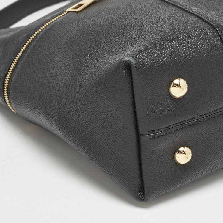 Pre Owned Louis Vuitton Black Monogram Empreinte Leather Melie Bag