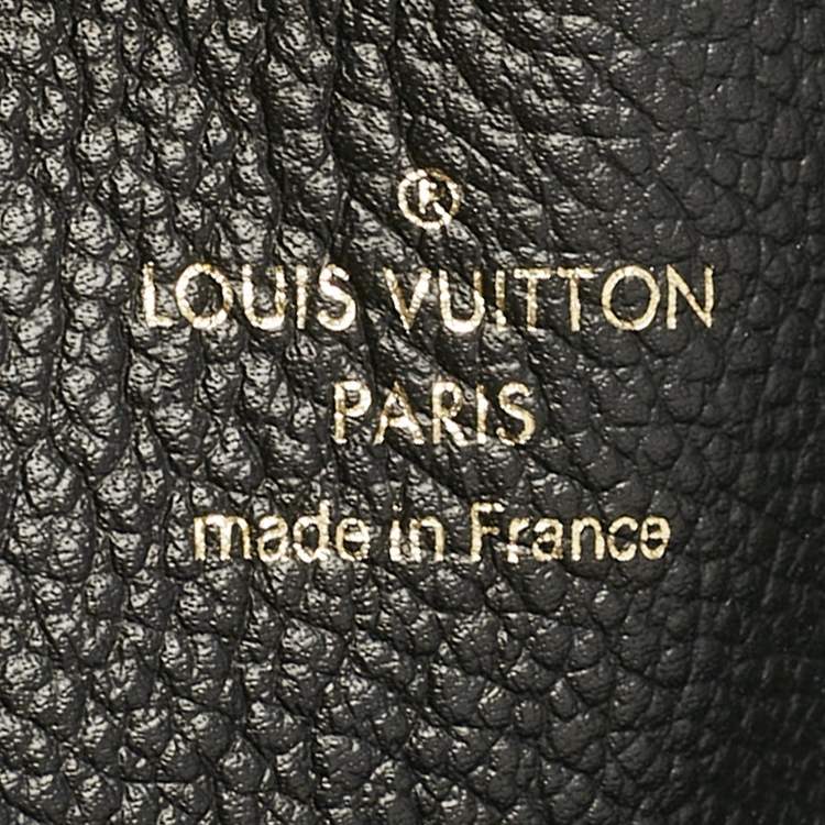 Pre Owned Louis Vuitton Black Monogram Empreinte Leather Melie Bag