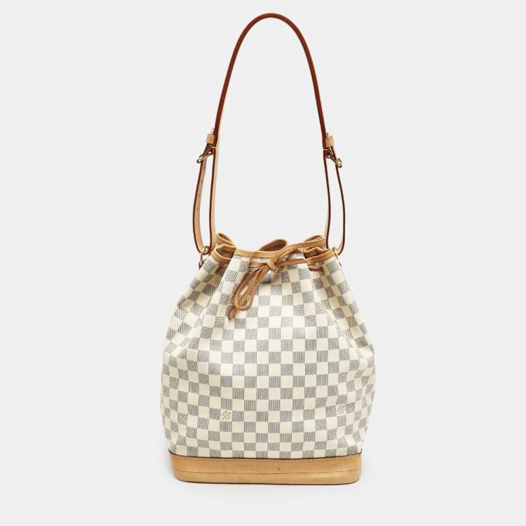Pre Owned Louis Vuitton Damier Azur Canvas Noe Bag