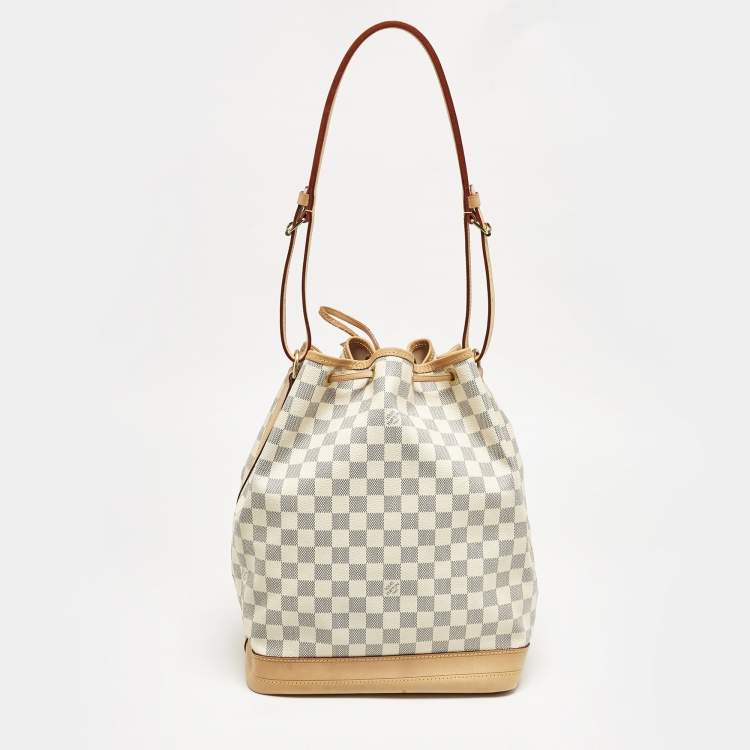 Pre Owned Louis Vuitton Damier Azur Canvas Noe Bag