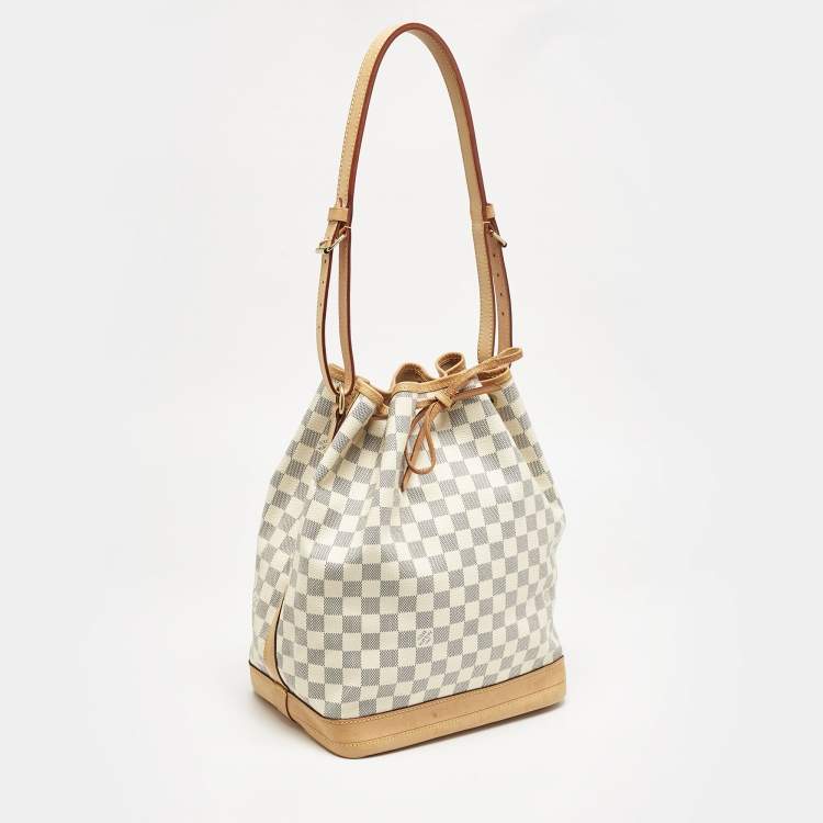 Pre Owned Louis Vuitton Damier Azur Canvas Noe Bag