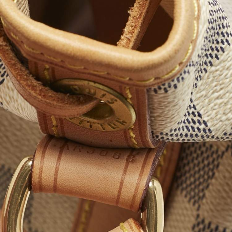 Pre Owned Louis Vuitton Damier Azur Canvas Noe Bag
