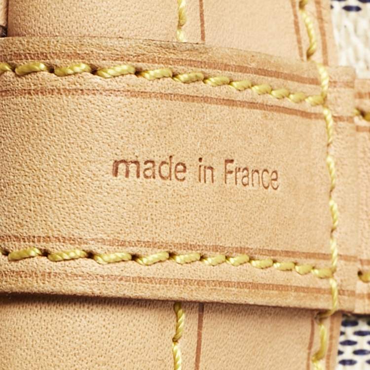 Pre Owned Louis Vuitton Damier Azur Canvas Noe Bag