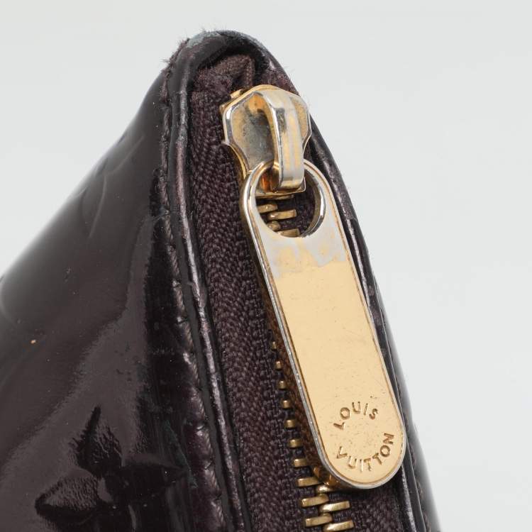 Pre Owned Louis Vuitton Amarante Monogram Vernis Bellevue PM Bag