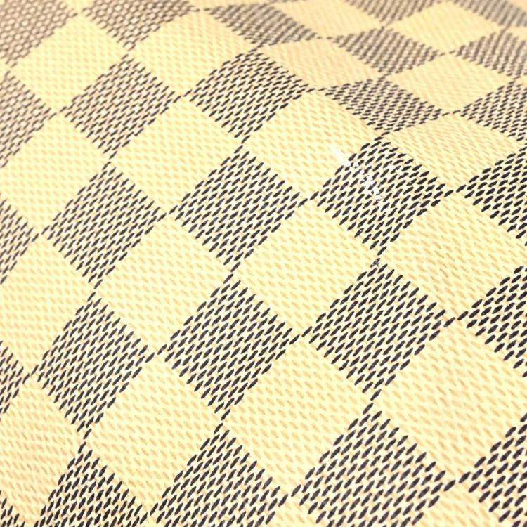 Pre Owned Louis Vuitton White Damier Azur Canvas Speedy 30 Shoulder Bag
