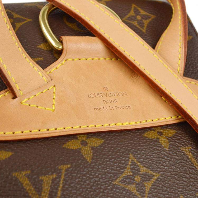 Pre Owned Louis Vuitton Brown Monogram Canvas Montsouris MM Backpack