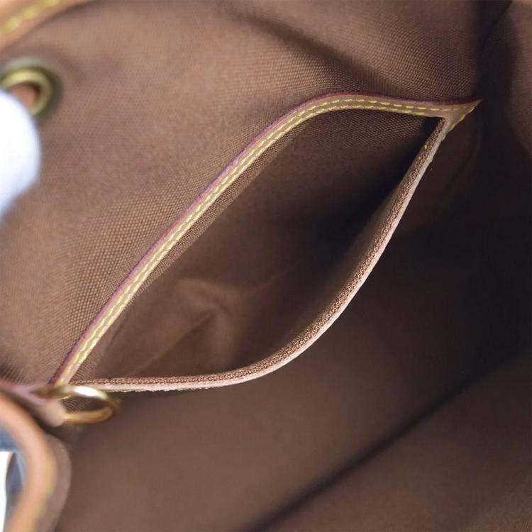 Pre Owned Louis Vuitton Brown Monogram Canvas Montsouris MM Backpack