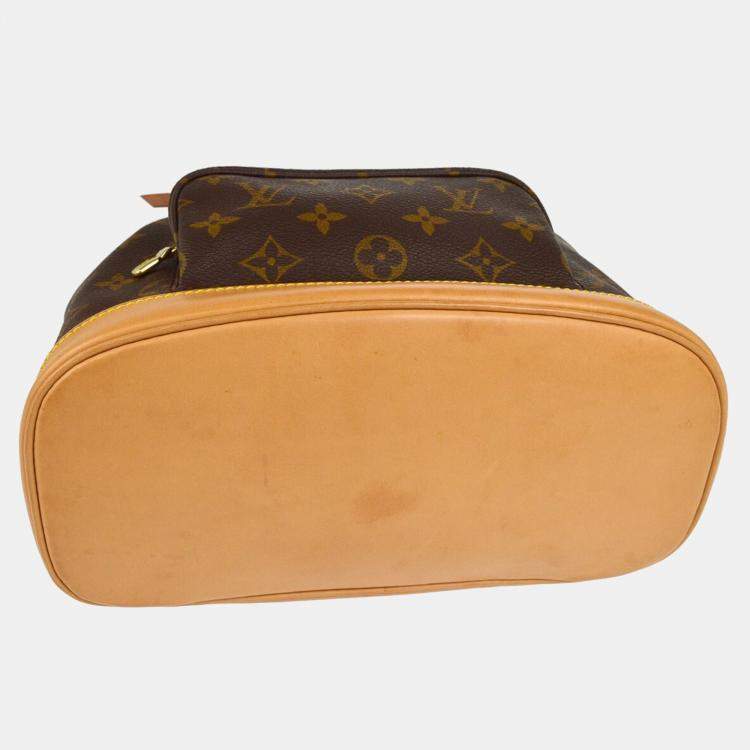 Pre Owned Louis Vuitton Brown Monogram Canvas Montsouris MM Backpack
