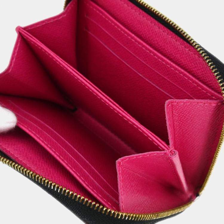 Pre Owned Louis Vuitton Black Multicolor Monogram Canvas Zippy Coin Purse Wallet