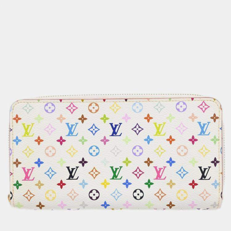 Pre Owned Louis Vuitton Multicolor Zippy Wallet