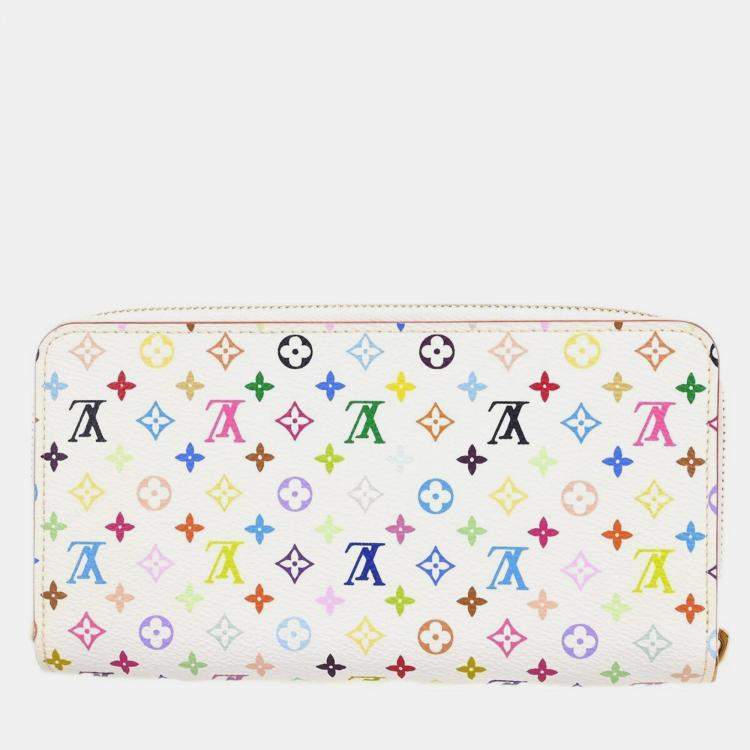 Pre Owned Louis Vuitton Multicolor Zippy Wallet