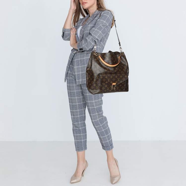 Pre Owned Louis Vuitton Monogram Canvas Metis Bag