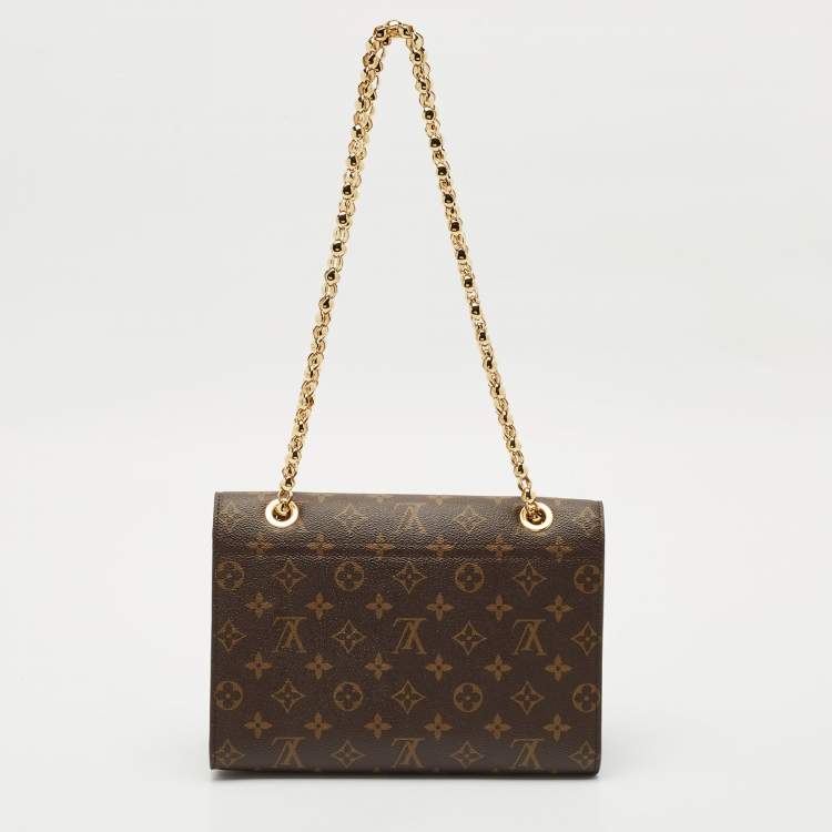 Pre Owned Louis Vuitton Black Monogram Canvas Victoire Bag