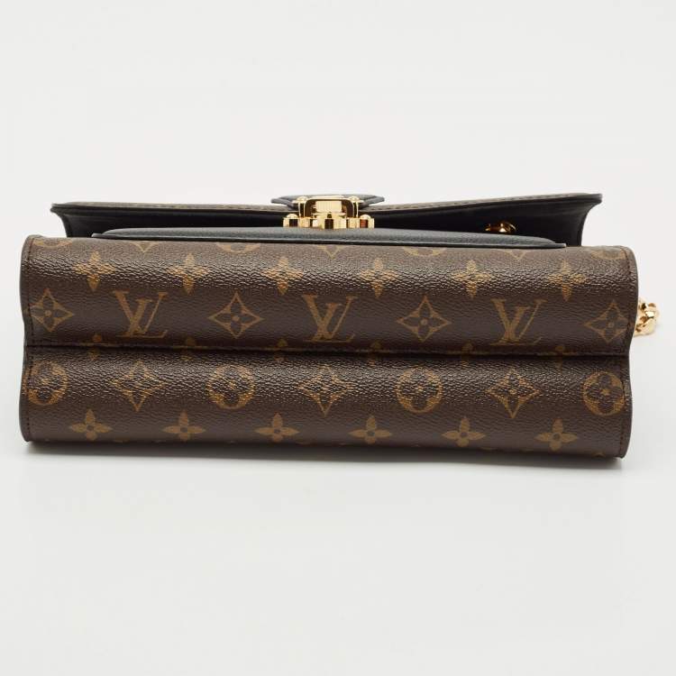 Pre Owned Louis Vuitton Black Monogram Canvas Victoire Bag