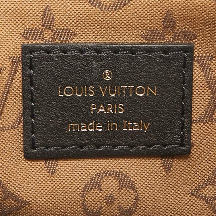 Pre Owned Louis Vuitton Black Leather Rendez-vous Bag