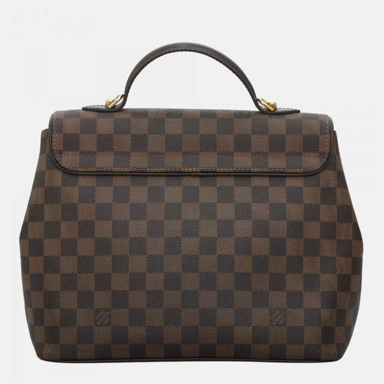 Pre Owned Louis Vuitton Damier Ebene Bergamo Bag
