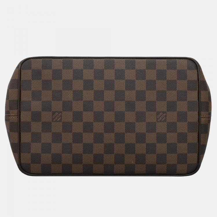 Pre Owned Louis Vuitton Damier Ebene Bergamo Bag