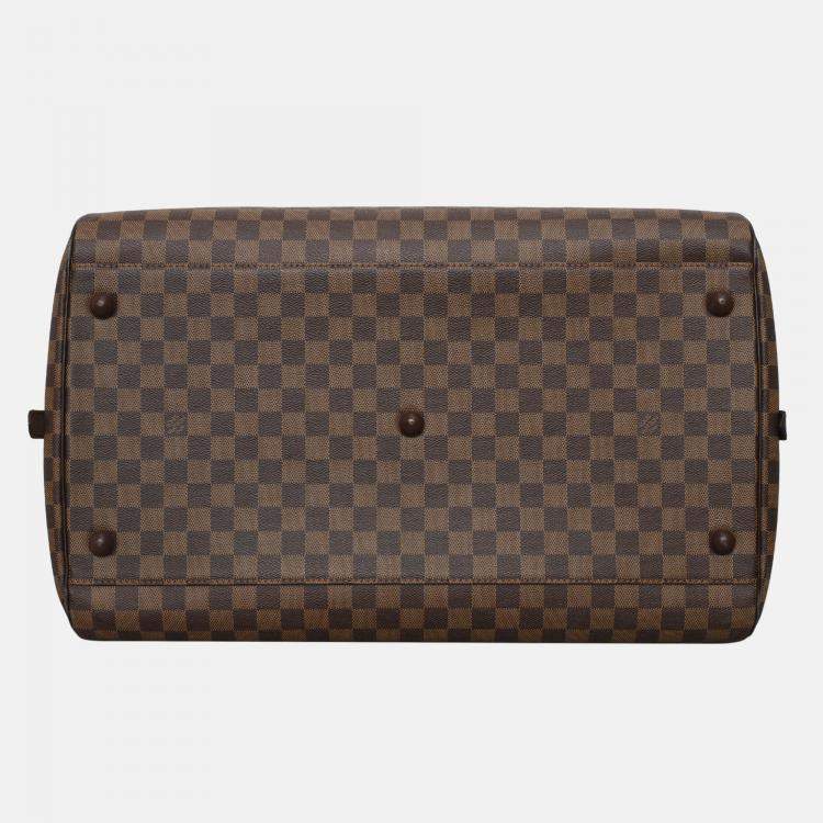 Pre Owned Louis Vuitton Brown Damier Ebene Rivera GM Bag