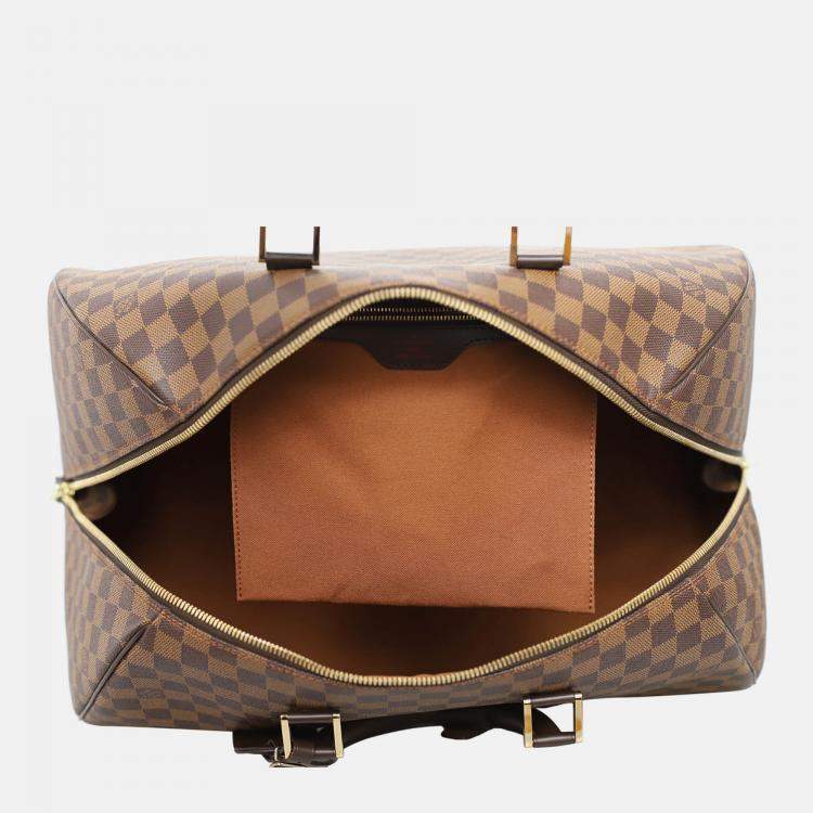 Pre Owned Louis Vuitton Brown Damier Ebene Rivera GM Bag