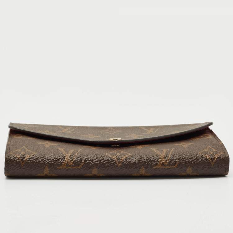Pre Owned Louis Vuitton Monogram Canvas Sarah Wallet