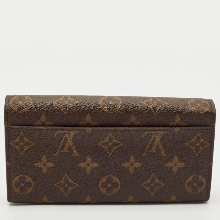 Pre Owned Louis Vuitton Monogram Canvas Sarah Wallet