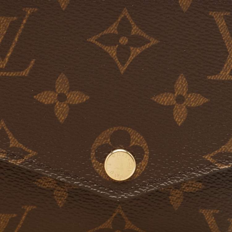 Pre Owned Louis Vuitton Monogram Canvas Sarah Wallet