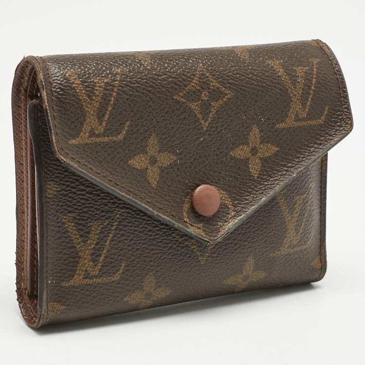 Pre Owned Louis Vuitton Monogram Canvas Victorine Wallet